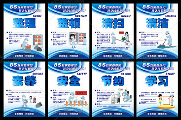 企業8S管理展板設計 理念、要素與資源下載指南